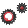 Galet Derailleur Aopw Tripeak 12-18 Dents Ceramique 12x1v. SRAM Axs Xplr Red-force-rival Rouge (Jeu de 2) (Garantie 4 Ans)