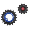Galet Derailleur Aopw Tripeak 12-18 Dents Ceramique 12x1v. SRAM Axs Xplr Red-force-rival Bleu Fonce (Jeu de 2) (Garantie 4 Ans)