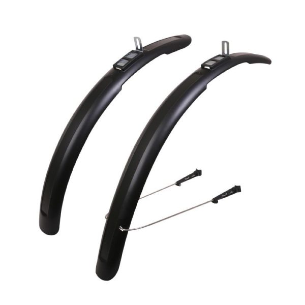 Garde Boue City VTT Rapide Zefal Trail 65mm Noir (Paire) Pour Pneu 650b-700c-26"-27.5"-29" Section Maximum 2.4"