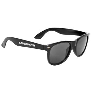 Lunettes Velo Adulte Leader Fox Monture Noir Verres Noirs (Leader Fox Sur Branche) -acs-