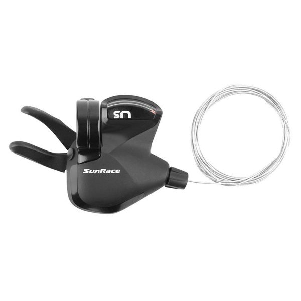 Manette VTT Sunrace Droite Dual Lever Dlus51 Push-push U-series 10v Avec Afficheur Vitesse - Compatible Shimano Cues
