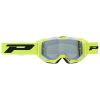 Masque-lunettes Cross Progrip 3303 Fl Vista Multilayered Jaune Fluo-blanc Ecran Miroir Argent Anti-rayures - anti UV - anti-buee (Homologue CE-en-n° Ac-96025 Rev.2)