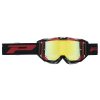 Masque-lunettes Cross Progrip 3303 Fl Vista Multilayered Noir-rouge Ecran Miroir Jaune Anti-rayures - anti UV - anti-buee (Homologue CE-en-n° Ac-96025 Rev.2)