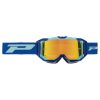 Masque-lunettes Cross Progrip 3303 Fl Vista Multilayered Bleu-turquoise Ecran Miroir Jaune Anti-rayures - anti UV - anti-buee (Homologue CE-en-n° Ac-96025 Rev.2)