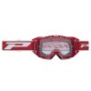 Masque-lunettes Cross Progrip 3303 Tr Vista Rouge Ecran Transparent Anti-rayures - anti UV - anti-buee (Homologue CE-en-n° Ac-96025 Rev.2)