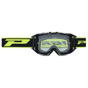 Masque-lunettes Cross Progrip 3303 Tr Vista Noir Ecran Transparent Anti-rayures - anti UV - anti-buee (Homologue CE-en-n° Ac-96025 Rev.2)