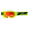 Masque-lunettes Cross Progrip 3300 Fl Vision Go Multilayered Jaune Fluo Mat Ecran Miroir Rouge Anti-rayures - anti UV - anti-buee (Homologue CE-en-n° Ac-96025 Rev.2)