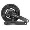 Pedalier VTT Shimano 6-7-8v. Ty301 Noir 175mm 42-34-24 (Boitier 123mm)
