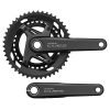 Pedalier VTT Shimano 9v - 10v - 11v Cues U6040 Noir 175mm 50-34 Dents (Integre)
