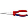 Pince A Bec Fin Droite Pro Knipex Demi Ronde 200mm Chrome Avec Poignee Ergonomique (26 15 200) -made In Germany-