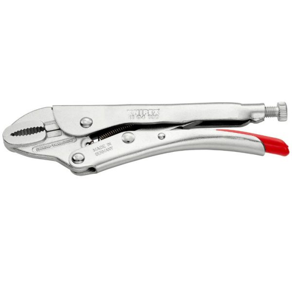 Pince A Etau Universelle Pro Knipex 180mm Zinguee Avec Vis de Reglage (41 04 180) -made In Germany-