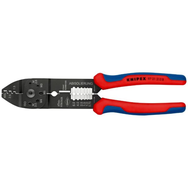 Pince A Sertir Universelle Pro Knipex Compact Preciforce 230mm Avec Poignee Ergonomique (97 21 215) -made In Germany-