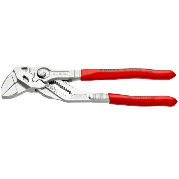 Pince-cle Pro Knipex Robuste 180mm Chrome (Outil Polyvalent) (86 03 180) -made In Germany-