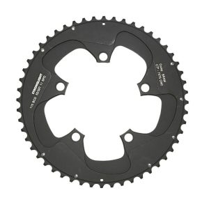 Plateau / Couronne Route 5 Branches D.110 Stronglight Ct2 SRAM 52 Dents Exterieur Noir Pour Red-force-rival 11v (Pour Interieur 39dts)