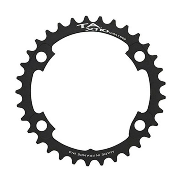 Plateau / Couronne Route 4bra D.110 Pour Shimano Ultegra R8000 - 6800 Ta X110 38 Dents Interieur Compatible Tiagra 4700-105 5800+r7000-dura Ace 9000+9100 Noir 11v