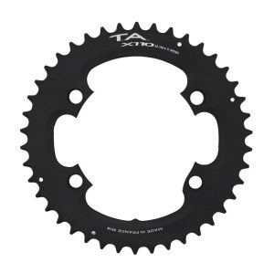 Plateau / Couronne Route 4bra D.110 Pour Shimano Ultegra R8000 - 6800 Ta X110 42 Dents Exterieur Compatible Shimano 105 5800+r7000-dura Ace 9000+9100 Noir 11v (Penser A Commander Le Kit Intravis Correspondant)