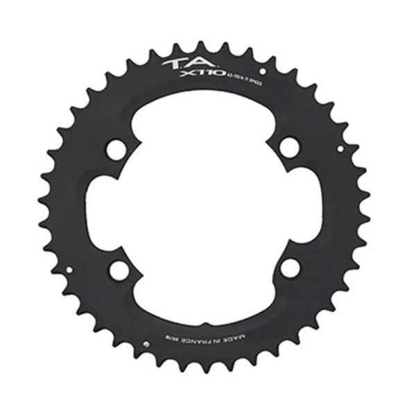 Plateau / Couronne Route 4bra D.110 Pour Shimano Ultegra R8000 - 6800 Ta X110 53 Dents Exterieur Compatible Shimano 105 5800+r7000-dura Ace 9000+9100 Noir 11v (Penser A Commander Le Kit Intravis Correspondant)