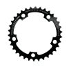 Plateau / Couronne Route 5 Branches D.110 Ta Zephyr 34 Dents Interieur Noir Alu 7075 Type Shimano 9v - 10v
