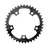 Plateau / Couronne Route 5 Branches D.110 Ta Syrius 39 Dents Interieur Noir Alu 7075 Type Shimano 10v - 11v