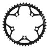 Plateau / Couronne Route 5 Branches D.110 Ta Syrius 46 Dents Exterieur Noir Alu 7075 Type Shimano 10v - 11v