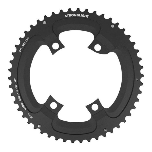 Plateau / Couronne Route 4bra D.110 Pour Shimano Ultegra R8000 - R8050 Stronglight 50 Dents Exterieur Noir Ct2 11v (Pour Plateau / Couronne 34dts)