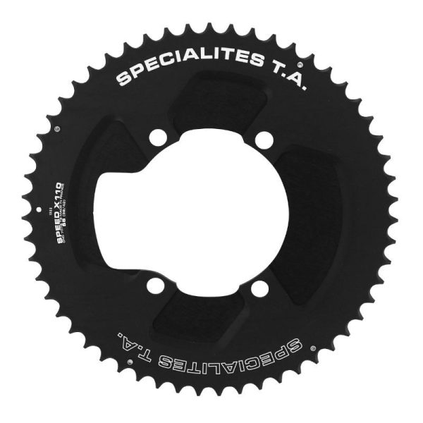 Plateau / Couronne Route 4bra D.110 Pour Shimano Ultegra R8000 - 6800 Ta Speed 2-x110 (Aero) 55 Dents Exterieur Compatible 105 5800+r7000-dura Ace 9000+9100 Noir D.110 Pour Shimano Ultegra R8000 - 6800 Ta Speed 2-x110 (Aero) 11v (Penser A Commander Le Kit Intravis Correspondant)