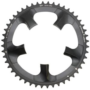 Plateau / Couronne Route 5 Branches D.110 Pour Shimano Ultegra 6750 Stronglight 48 Dents Exterieur Noir Ct2 10v