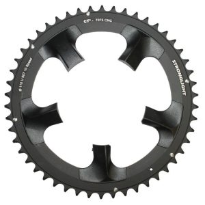 Plateau / Couronne Route 5 Branches D.110 Pour Shimano Ultegra 6750 Stronglight 50 Dents Exterieur Noir Ct2 10v