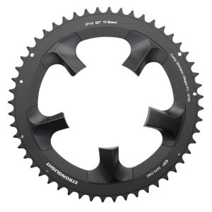Plateau / Couronne Route 5 Branches D.110 Pour Shimano Ultegra 6750 Stronglight 52 Dents Exterieur Noir Ct2 10v