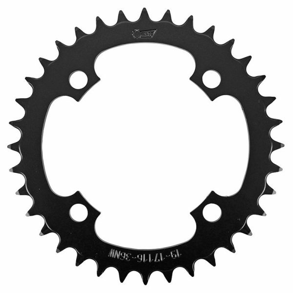 Plateau / Couronne VAE-e-bike 4bra D.104 Pour Bosch - Brose - Yamaha - Bafang Esjot 36 Dents Mono Noir Acier Narrow Wide (12.7 - 1-2" - 5.65 - 11-128")