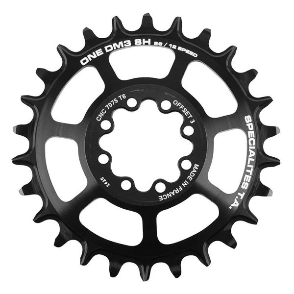 Plateau / Couronne VTT Direct Mount Pour SRAM Gx - Xx1 - X01 Ta One Dm3 8h 26 Dents 11-12v. Noir (Transmission Boost Deport 3mm)