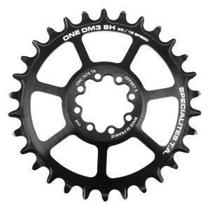 Plateau / Couronne VTT Direct Mount Pour SRAM Gx - Xx1 - X01 Ta One Dm3 8h 30 Dents 11-12v. Noir (Transmission Boost Deport 3mm)