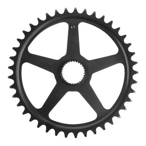 Plateau / Couronne VAE-e-bike Direct Mount Pour Panasonic Esjot 41 Dents Mono Noir Acier (3.30 - 1-2"X1-8") (Deport 2.9mm)