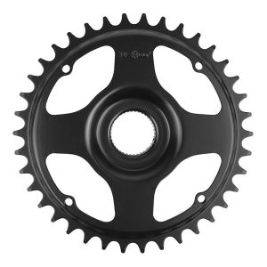 Plateau / Couronne VAE-e-bike Direct Mount Pour Panasonic Esjot 38 Dents Mono Noir Acier (2.38 - 1-2x3-32") (Generation X0) (Deport 11.55mm)