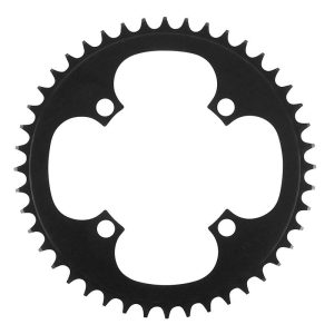 Plateau / Couronne VAE-e-bike 4bra D.104 Pour Bosch - Brose - Yamaha - Bafang Esjot 44 Dents Mono Noir Alu (2.38 - 1-2x3-32" - 5.65 1-2x11-128")