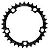 Plateau / Couronne Route 5 Branches D.110 Miche 33 Dents Interieur Type Shimano Et Campagnolo Alu Noir 9v - 10v