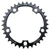 Plateau / Couronne Route 5 Branches D.110 Miche 34 Dents Interieur Type Shimano Et Campagnolo Alu Noir 9v - 10v