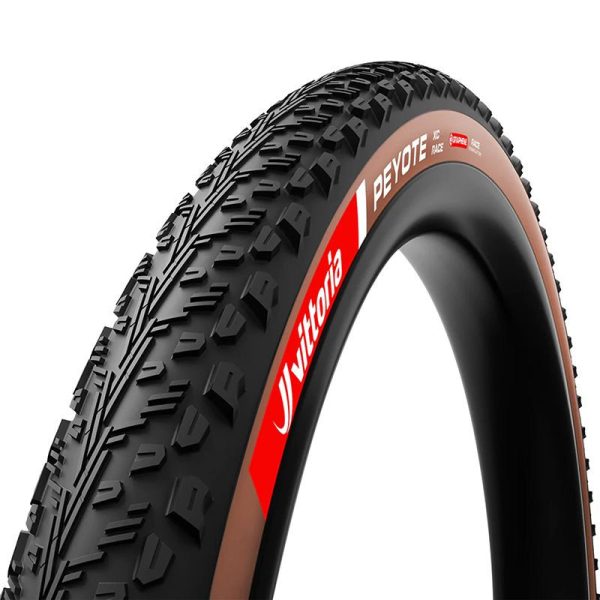 Pneu VTT 29 X 2.25 Vittoria Peyote Xc Race Graphene 2.0 Noir-marron Tubeless Ready TS (55-622) -terrain Mixte-