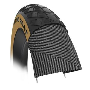Pneu VTT - City 20 X 4.00 Cst Big Boat Fatbike Noir-beige (100-406) Tr Homologue VAE E50