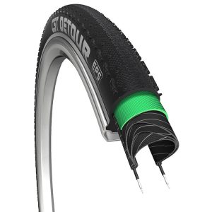 Pneu Gravel 700 X 38 Cst Detour Noir Tr (38-622) -renfort Anti-crevaison Eps-