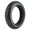 Pneu Trottinette Plein 8.5 X 2.00 Noir Liseret Bleu - Largeur Interieur 36 Mm
