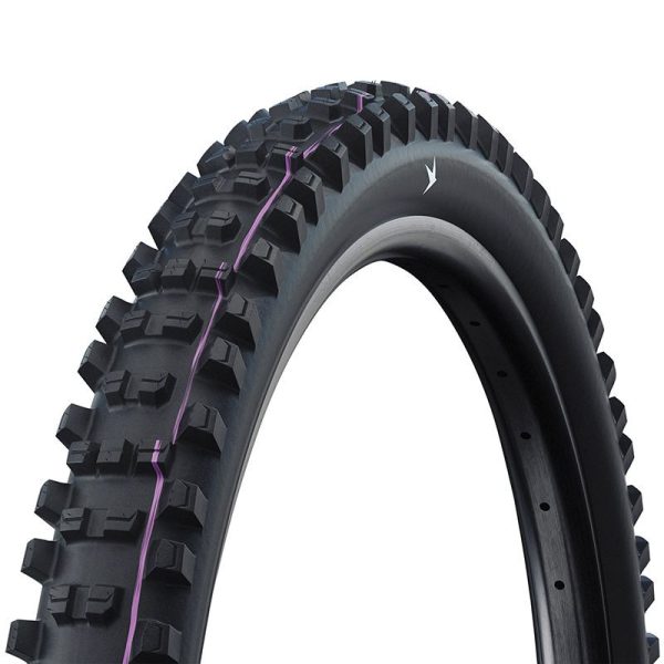 Pneu VTT - VAE 27.5 X 2.50 Schwalbe Shredda Rear Radial Gravity Noir Ts (64-584) Tubeless Ready Homologue VAE E50