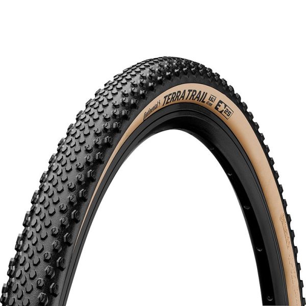 Pneu Gravel 700 X 40 Continental Terra Trail Shield Wall Noir-beige Tubeless Ready TS (40-622) (Offre Speciale)