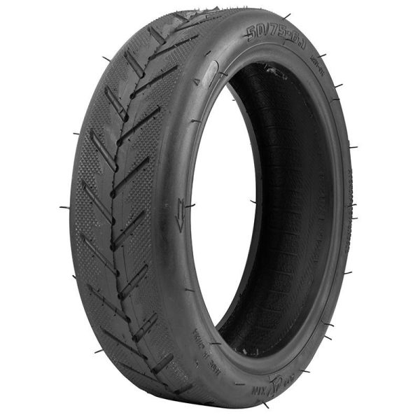Pneu Trottinette Tubetype 8.5 X 2.00-6.1 Vague Gravity Noir - Largeur Interieur 50 mm (Pour Xiaomi M365 Et Autres)