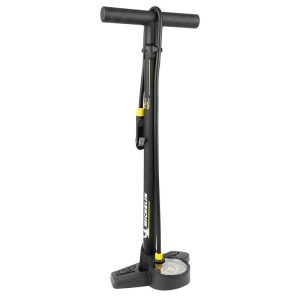 Pompe A Pied Michelin Air Control Acier Noir Avec Manometre Analogique 11bars Raccord Clever Valve Vp-vs