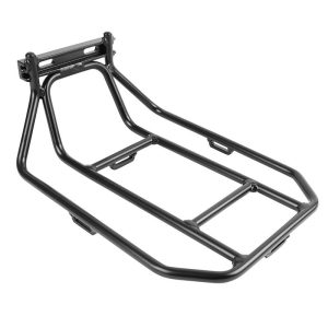 Porte Bagage Velo Avant Fixation Sur Cintre-guidon Newton Panier 22.0x24.0cm Alu Noir - Supporte 5kgs