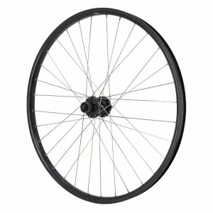 Roue VTT - Cargo - VAE - E-bike - Longtail Disque Blocage 27.5" Velox Kargo L Arriere Noir Moyeu Shimano Deore M475 Disque 6 Trous Cassette 11-10-9-8v Jante 25c 32 Rayons Inox -poids Max 225kgs-