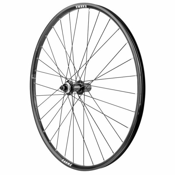 Roue VTT Disque Blocage 27.5" Karma Arriere Noir Moyeu Shimano Qc400 Center Lock Cassette Type Shimano 11-10-9v 32 Rayons Jante 21c