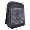 Sac A Dos Connecte Ecran Led Dynamique 25x25 Cm Noir (Connexion Via Smartphone-application) (Homologue CE)