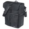 Sacoche Arriere Velo Laterale Sac Bandouliere Basil Move Commuter Noir Droit-gauche 15l Fixation Mik Hooks Pour Porte Bagage